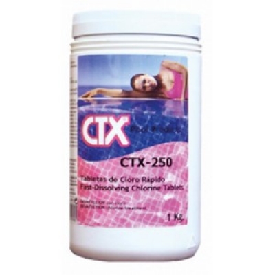 CTX-250 Быстрорастворимый стабилизированный хлор в таблетках 20гр., 1кг